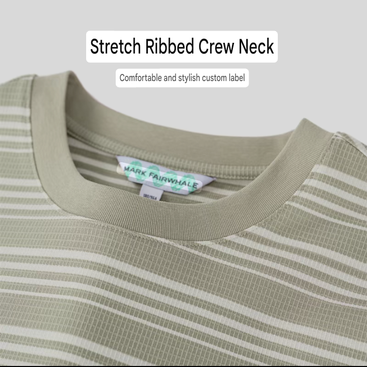 Men's Loose Fit Striped T-Shirt