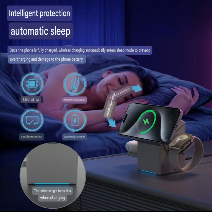 3-in-1 MagSafe Wireless Charging Station