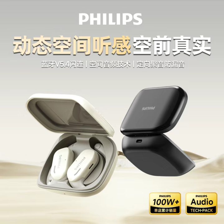 Philips Open-Ear Bluetooth Headphones